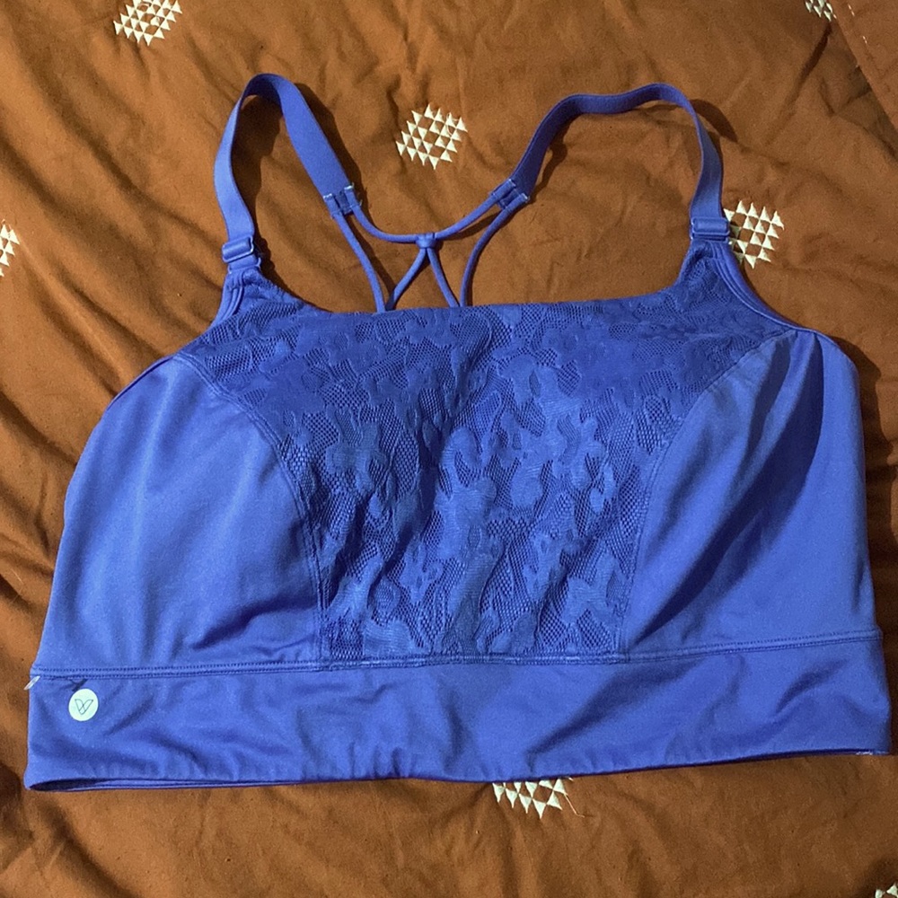 Womens plus active bra